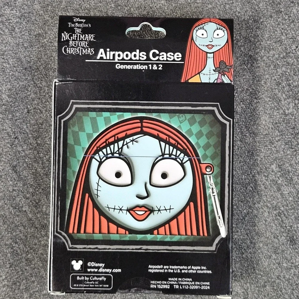 The Nightmare‎ Before Christmas Sally Airpods Case Generation 1&2 NEW!!